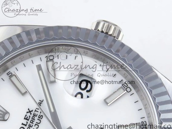 Bracelet Best VR3235 Edition Steel SS 1:1 HGF Dial Datejust 904L on White 41mm 126234 0405
